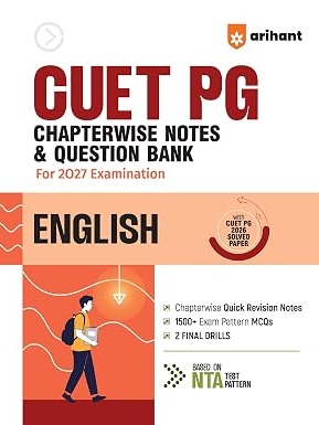 Arihant CUET PG English 2027 | Chapterwise Notes & Question Bank by Ravi Shashank