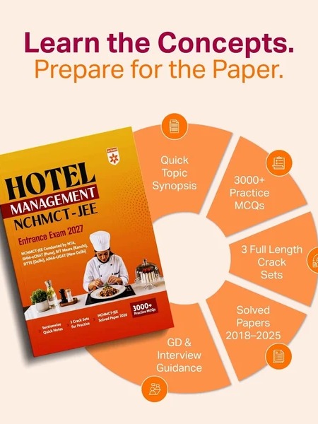 Hotel Management NCHMCT JEE Entrance Exam 2027 by Pradeep Srivastava , Sanjeev Dixit , Sushil Singh & Deepali