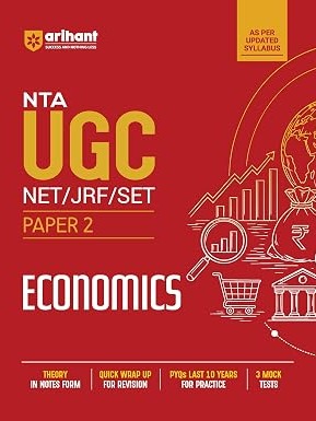 NTA UGC NET/JRF/SET Exam | Paper 2 - Economics | Complete Study Guide as per Updated Syllabus By Maneka Yadav