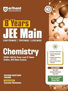 8 Years JEE Main Chemistry PYQ Book 2027 | Chapterwise, Topicwise & Levelwise 3000+ MCQs By Pooja Yadav, Shalini Singh