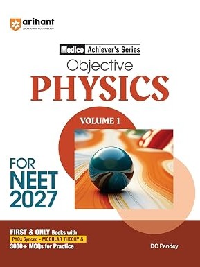 Objective Physics Volume 1 for NEET 2027 Edition By  D C Pandey