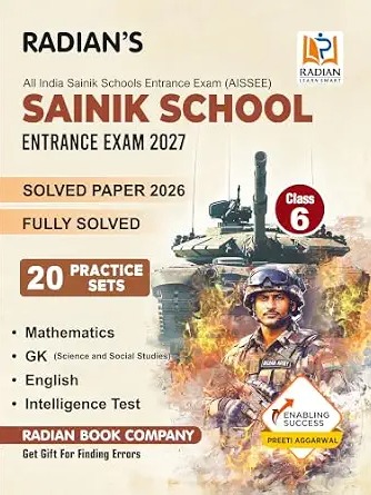 Sainik School Class 6 Practice Set Book 2027 (English Medium) By Preeti Aggarwal (Author)