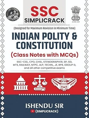 SSC Simplicrack Indian Polity and Constitution | Class Notes with MCQs By Ishendu Sir