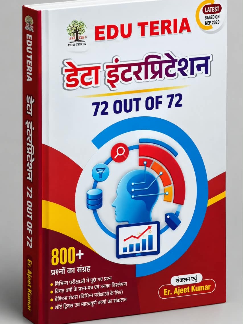 Edu Teria Data Interpretation | 72 Out of 72 | 800+ DI Mains Questions In Hindi Medium By Er. Ajeet Kumar