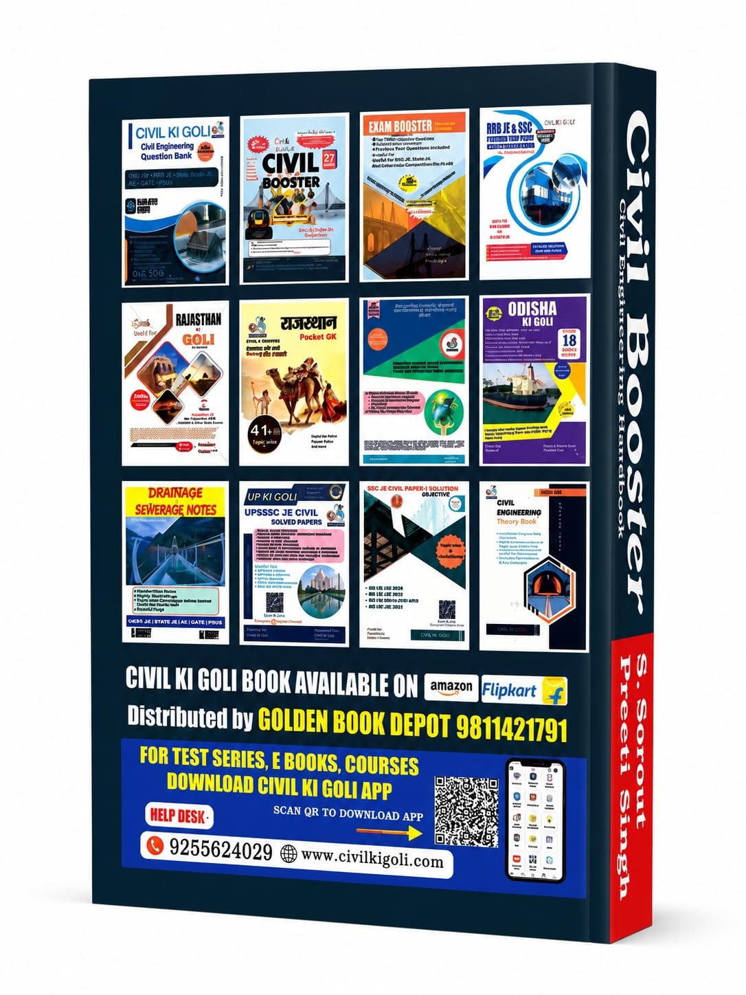 Civil Booster 2026 Edition Civil Engineering Hand Book by S Sorout - 27 Subjects - Includes 1 Chart & Capsule Book by S Sorout, Preeti Singh