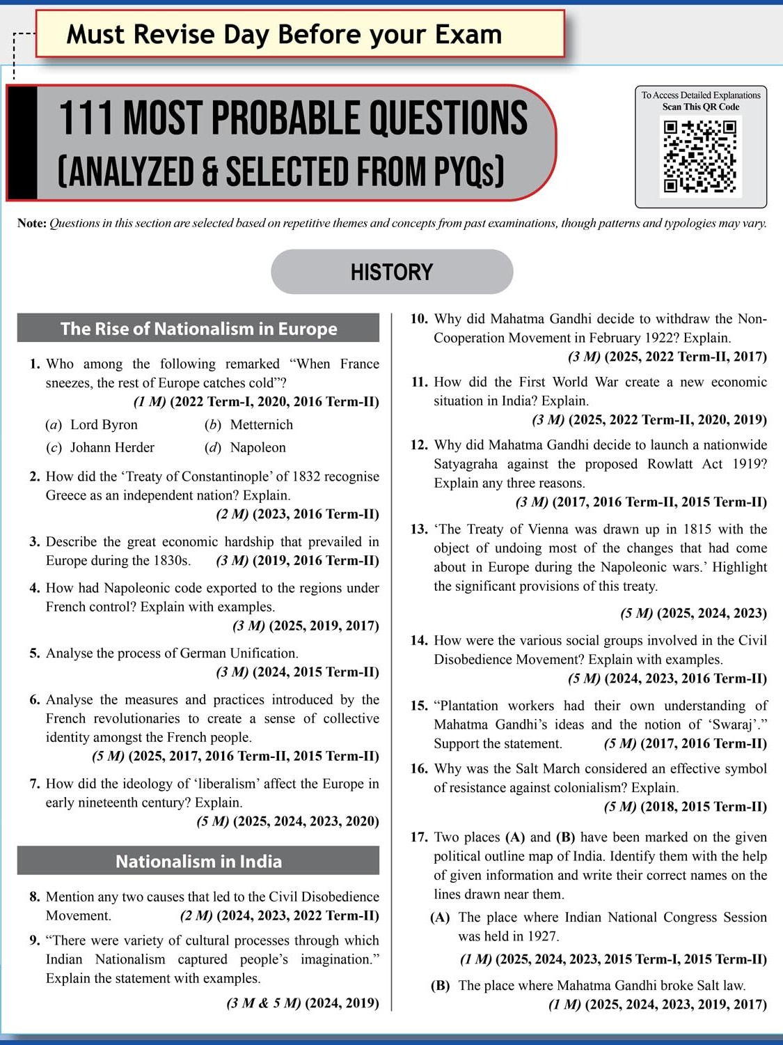 PW CBSE 15 Sample Question Papers Class 10 Science, Maths Standard, Social Science and English For 2027 Board Exam