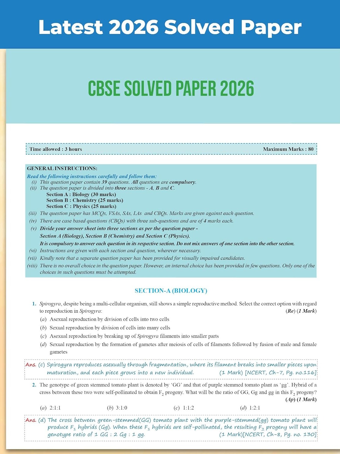 PW CBSE Question & Concept Bank Class 10 Science 2027 Chapterwise & Topicwise By Rakshak Sir, Samridhi Mam, Sunil Vijay Sir