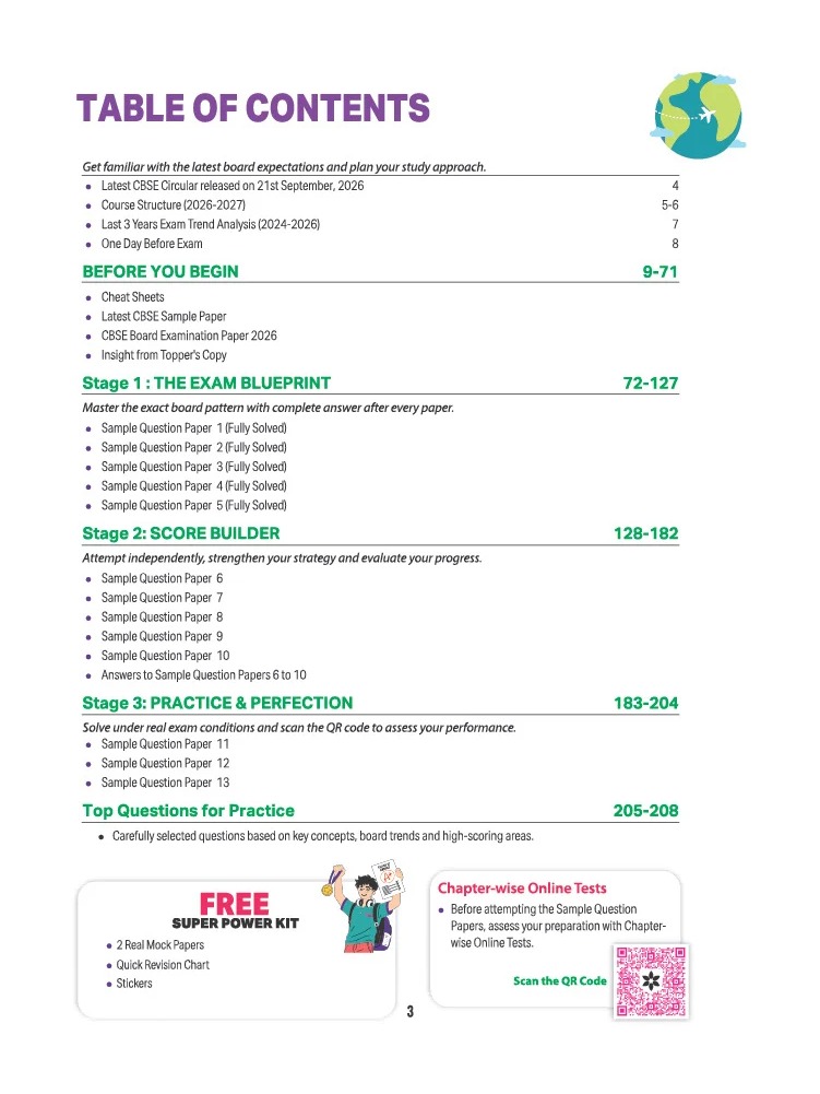 i-Succeed CBSE 15 Sample Question Papers Class 10 Social Science Exam 2027