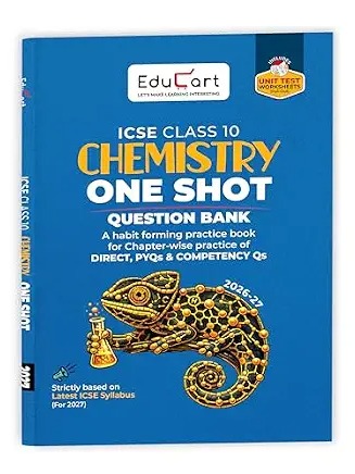 Educart ICSE Class 10 Chemistry One Shot Question Bank 2026-27