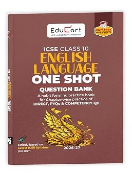 Educart ICSE Class 10 English Language One Shot Question Bank 2026-27