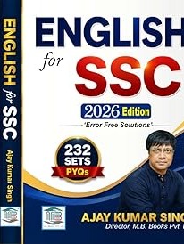 MB English for SSC, 2026 Edition, 232 Sets PYQs, Error Free Solutions, by Ajay Kumar Singh