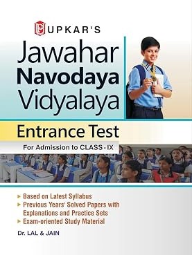 Upkar Jawahar Navodaya Vidyalaya 2027 Class 9 Entrance Test Study Material With Previous Years Solved Papers English Medium