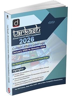 Drishti IAS Tarkash Annual Current Affairs 2026, IAS State PCS CAPF by Drishti Publications