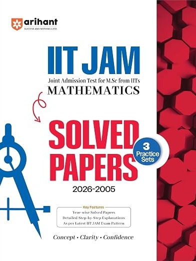 Arihant IIT JAM 2027 | Mathematics Solved Papers (2026–2005) with 3 Practice Sets by Neha Tyagi