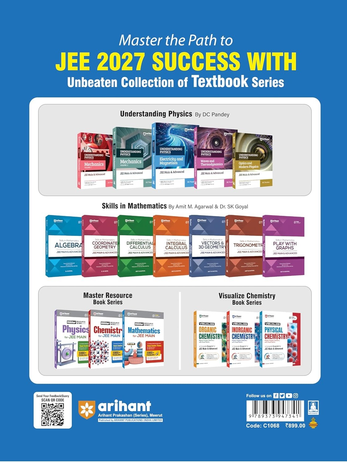 Arihant Master Resource Series Chemistry for JEE Main 2027 | Exam-Centric Theory, Trend Analysis & JEE Extract by Sanjay Sharma & Gourav Shrivastava