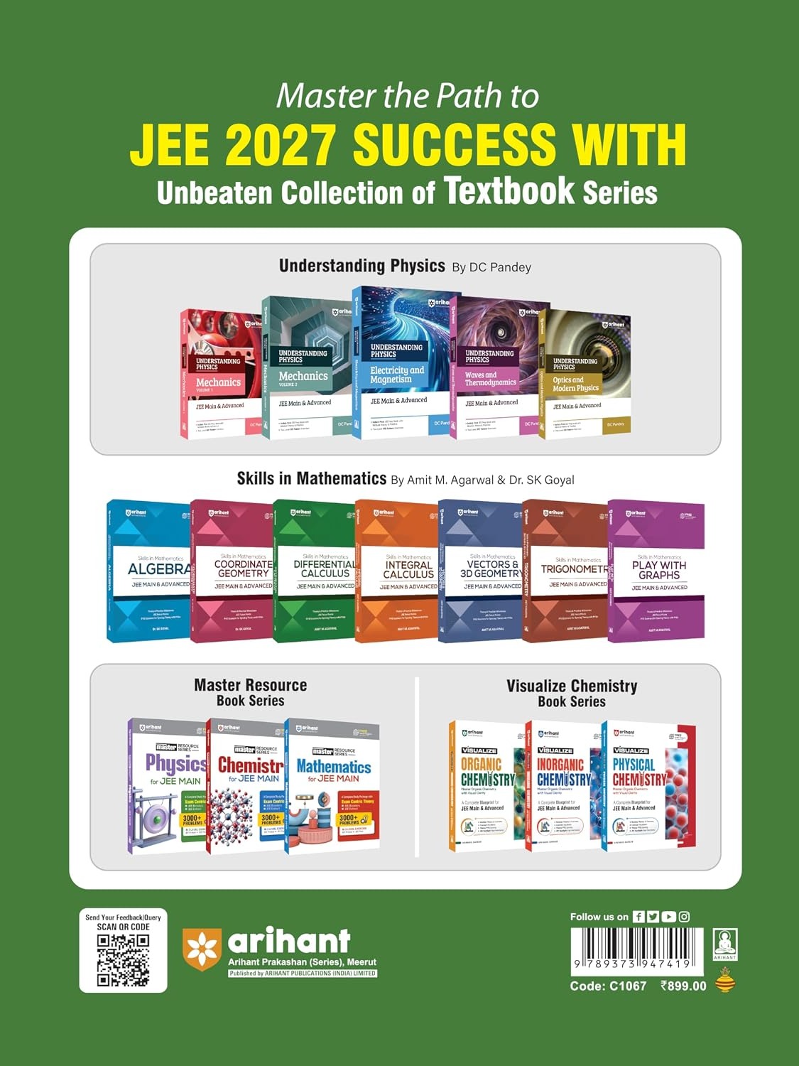 Arihant Master Resource Series Physics for JEE Main 2027 | Exam-Centric Theory, Trend Analysis & JEE Extract by DB Singh