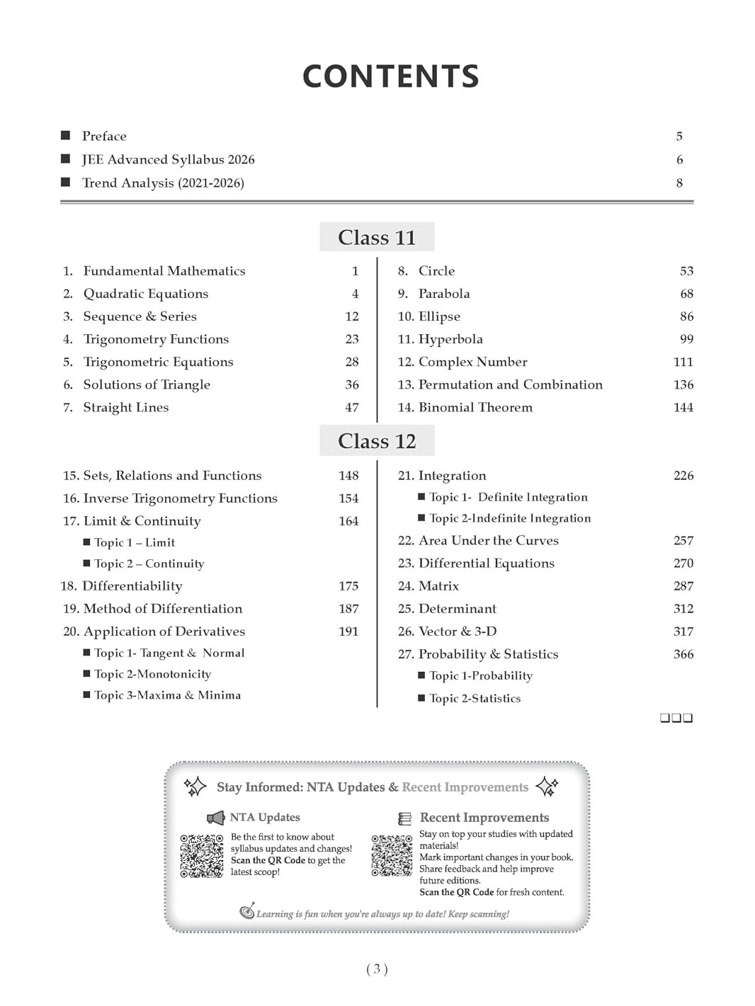 Oswaal JEE Advanced Mathematics | Chapter-wise 21 Previous Years’ Solved Papers (2006–2026) | First Time in History – Zero to Hero | First Edition | Manoj Chauhan | For 2027 Exam