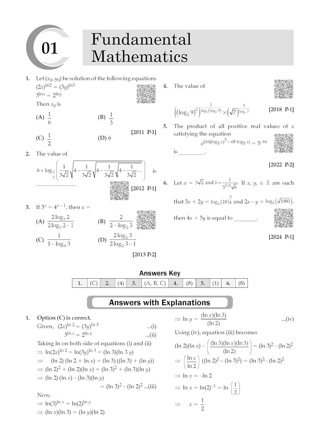 Oswaal JEE Advanced Mathematics | Chapter-wise 21 Previous Years’ Solved Papers (2006–2026) | First Time in History – Zero to Hero | First Edition | Manoj Chauhan | For 2027 Exam