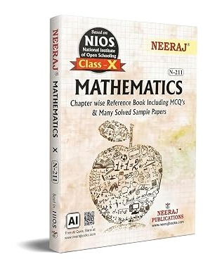 Nios Mathematics Class 10 Study Guide N-211 And Model Paper English Medium(As Per Latest Syllabus)