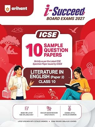 i-Succeed ICSE 10 Sample Question Papers Class 10 English (Paper 2) Exam 2027 By Niranjana Anupurath & Ravi Shashank