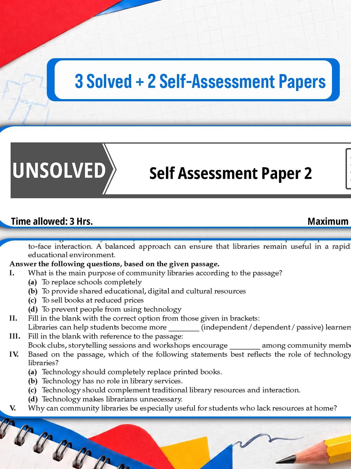Oswaal CBSE 20 Combined Sample Question Papers Class 12 Board Exam 2027 – English Core, Physics, Chemistry, Mathematics New Question Typologies Oswaal AI