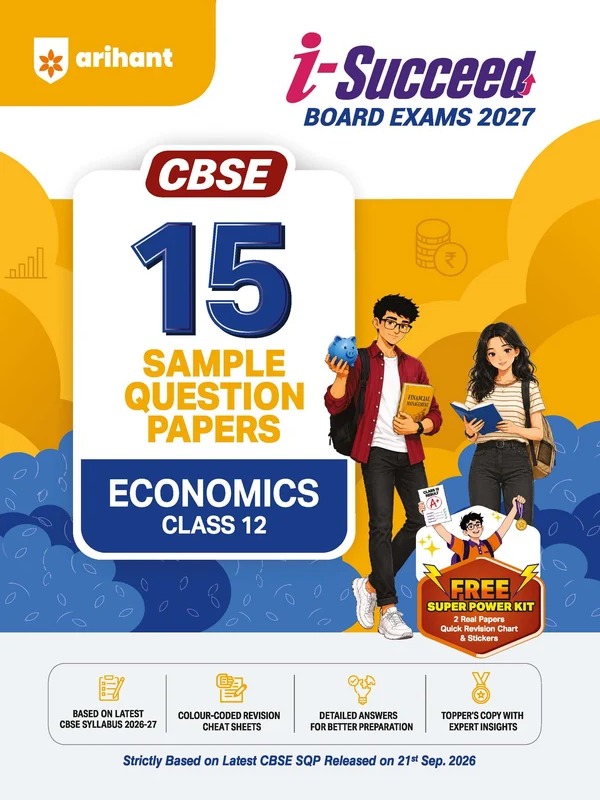 i-Succeed CBSE 15 Sample Question Papers Class 12 Economics Exam 2027