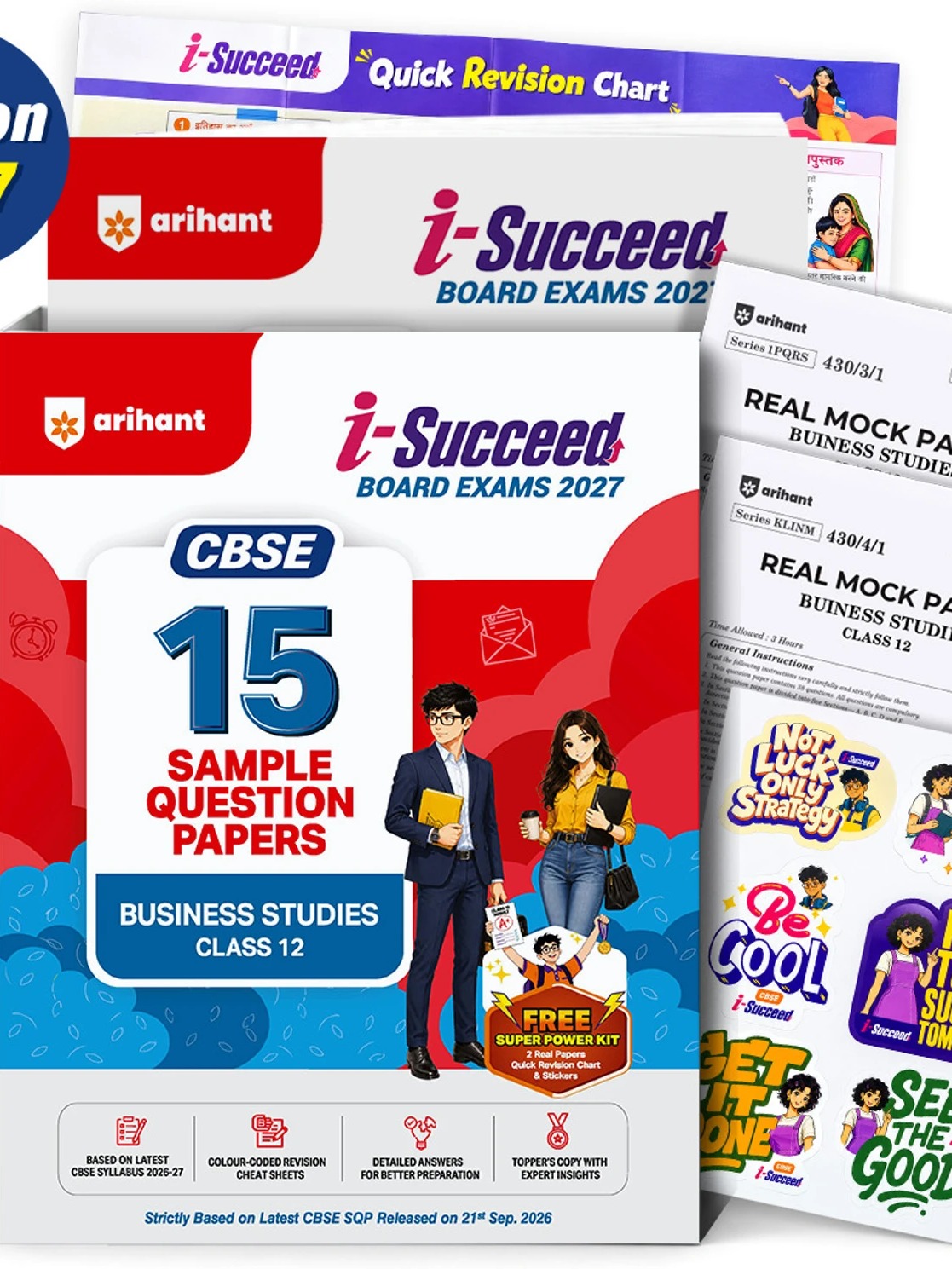 Arihant Publications India Limited Arihant i-Succeed CBSE Sample Papers 2027 Class 12 Business Studies