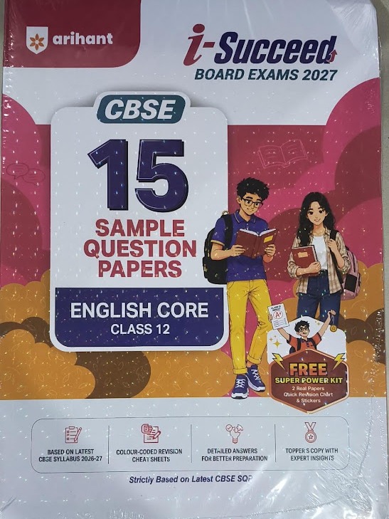 i-Succeed CBSE 15 Sample Question Papers Class 12 English Core Exam 2027 By Ravi Shashank & Sapna Kumari