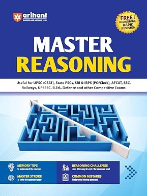 Arihant Master Reasoning (Verbal, Analytical & Non-Verbal Reasoning) English by K.K Singh
