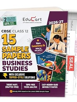Educart CBSE Sample Paper Class 12 2026-27 Business Studies with Topper-Style Solutions | For 2027 Board Exam